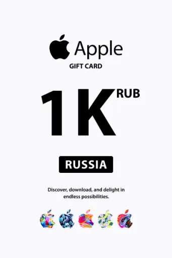 Apple 1000 RUB Gift Card (Russia) - Digital Key