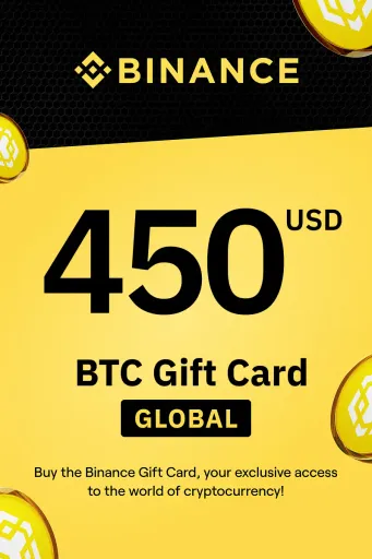 Binance (BTC) 450 USD Gift Card (Global) - Digital Key