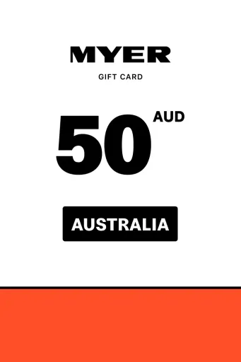 Myer 50 AUD Gift Card (Australia) - Digital Key