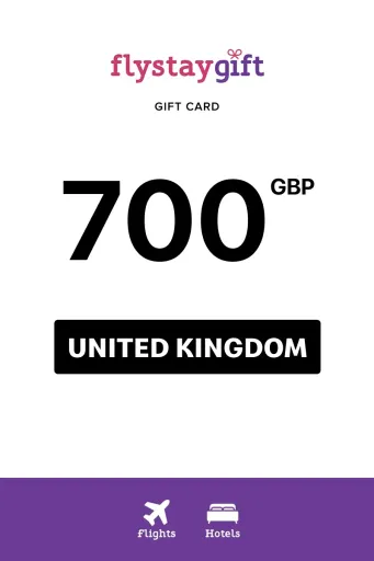 Flystay Gift 700 GBP Gift Card (United Kingdom) - Digital Key