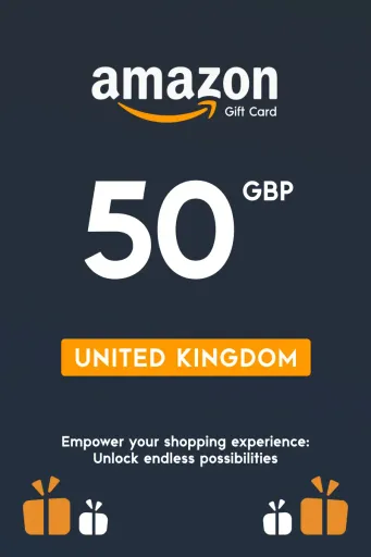 Amazon 50 GBP Gift Card (United Kingdom) - Digital Key