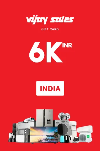 Product Image - Vijay Sales 6000 INR Gift Card (India) - Digital Key