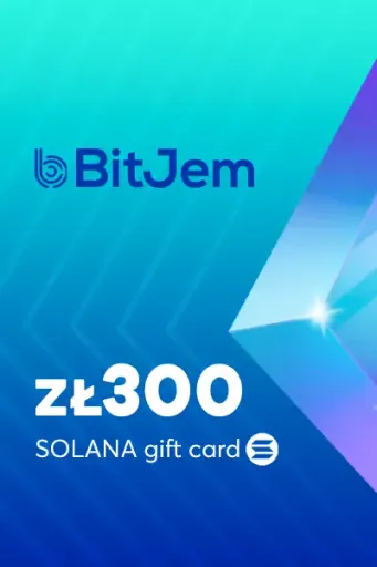 BitJem (SOL) 300 PLN Crypto Gift Card (Global) - Digital Key