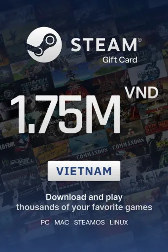 Steam Wallet 1750000 VND Gift Card (Vietnam) - Digital Key