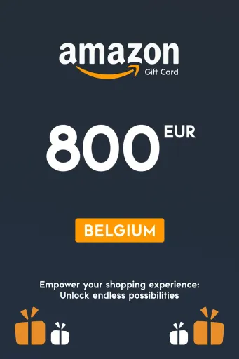Amazon 800 EUR Gift Card (Belgium) - Digital Key