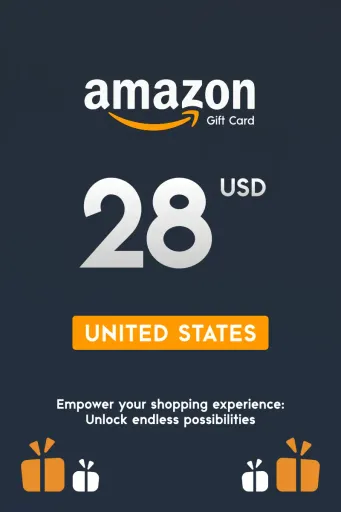 Amazon 28 USD Gift Card (United States) - Digital Key