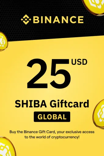 Binance (SHIBA) 25 USD Gift Card (Global) - Digital Key