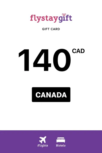 Flystay Gift 140 CAD Gift Card (Canada) - Digital Key