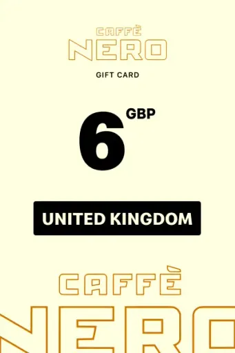 Caffè Nero 6 GBP Gift Card (United Kingdom) - Digital Key