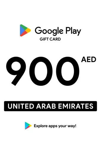 Google Play 900 AED Gift Card (United Arab Emirates) - Digital Key