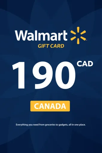 Walmart 190 CAD Gift Card (Canada) - Digital Key