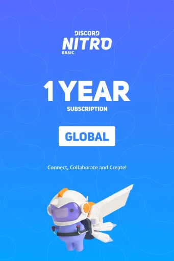 Discord Nitro Basic 1 Year Subscription (Global) - Digital Key