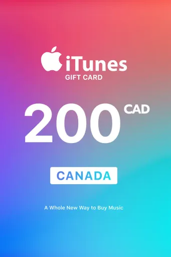 Apple iTunes 200 CAD Gift Card (Canada) - Digital Key