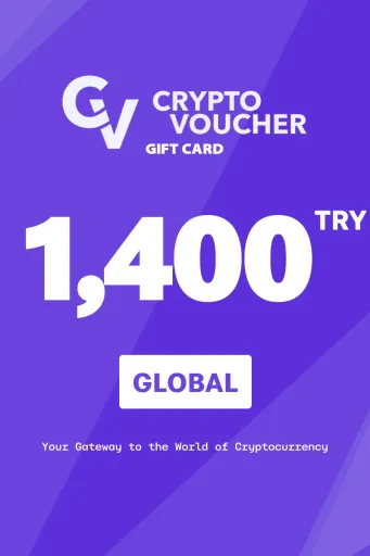 Crypto Voucher 1400 TRY Gift Card (Global) - Digital Key