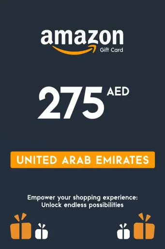Amazon 275 AED Gift Card (United Arab Emirates) - Digital Key