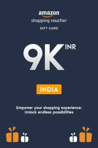 Amazon Shopping Voucher 9000 INR Gift Card (India) - Digital Key