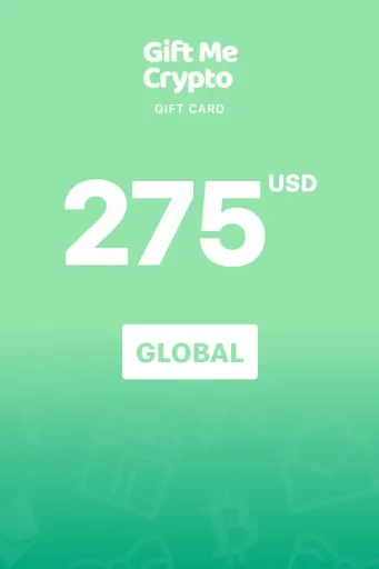 Gift Me Crypto 275 USD Gift Card (Global) - Digital Key