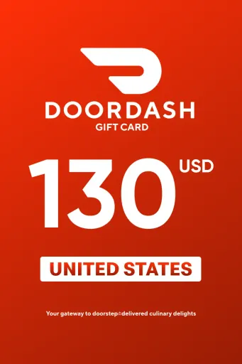 DoorDash 130 USD Gift Card (United States) - Digital Key