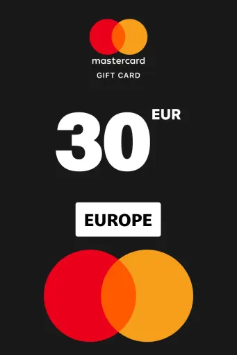 Prepaid Virtual Mastercard 30 EUR Gift Card (Europe) - Digital Key