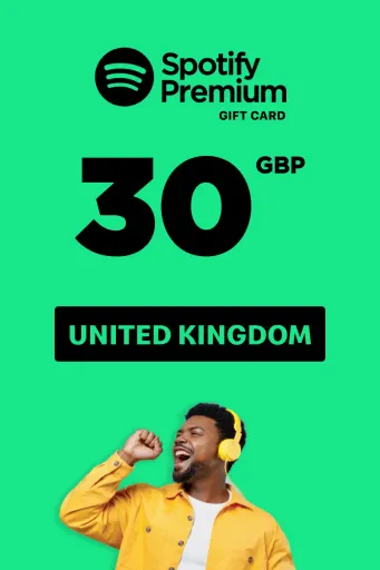 Spotify 30 GBP Gift Card (United Kingdom) - Digital Key