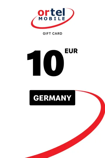 Ortel Mobile Prepaid 10 EUR Gift Card (Germany) - Digital Key