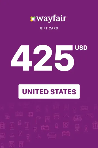 Wayfair 425 USD Gift Card (United States) - Digital Key