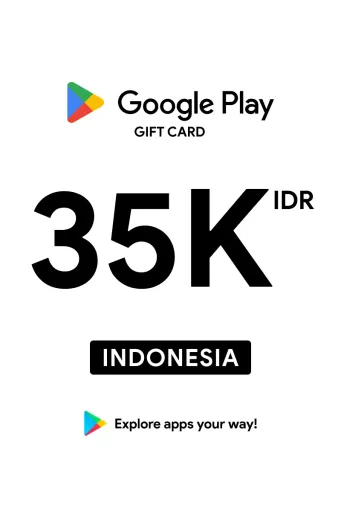 Google Play 35000 IDR Gift Card (Indonesia) - Digital Key