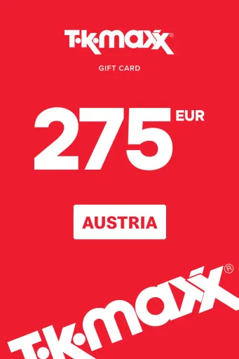 TK Maxx 275 EUR Gift Card (Austria) - Digital Key