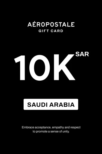 Aeropostale 10000 SAR Gift Card (Saudi Arabia) - Digital Key