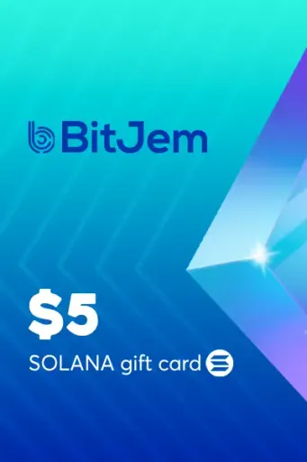 BitJem (SOL) 5 USD Crypto Gift Card (Global) - Digital Key