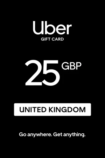 Uber 25 GBP Gift Card (United Kingdom) - Digital Key