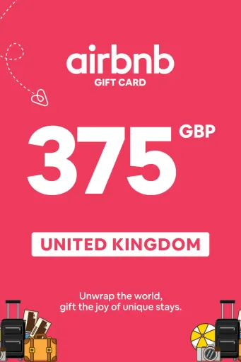 Product Image - Airbnb 375 GBP Gift Card (United Kingdom) - Digital Key
