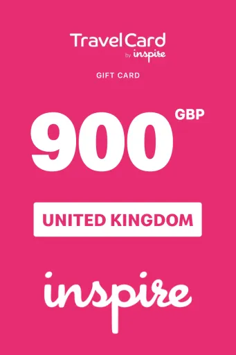 TravelCard by Inspire 900 GBP Gift Card (United Kingdom) - Digital Key