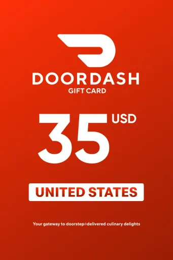 Product Image - DoorDash 35 USD Gift Card (United States) - Digital Key