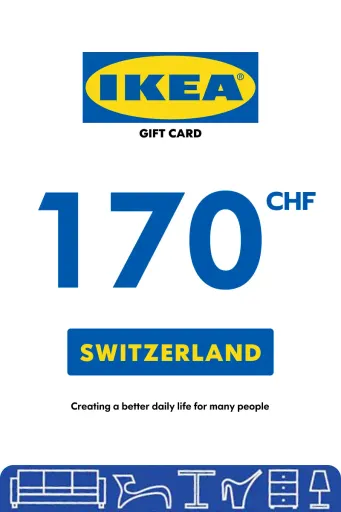 IKEA 170 CHF Gift Card (Switzerland) - Digital Key