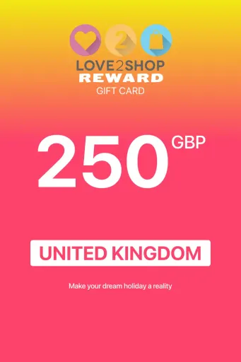 Love2Shop Reward 250 GBP Gift Card (United Kingdom) - Digital Key