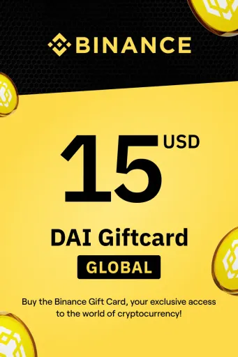 Binance (DAI) 15 USD Gift Card (Global) - Digital Key