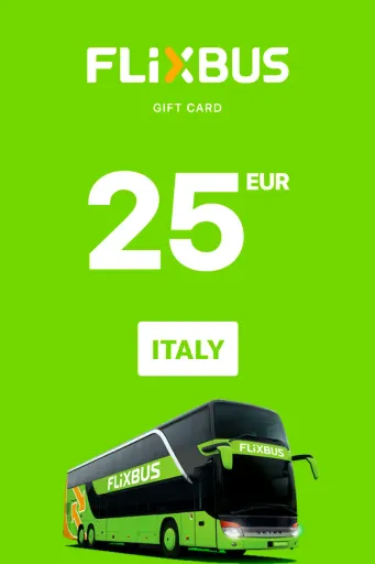 FlixBus 25 EUR Gift Card (Italy) - Digital Key