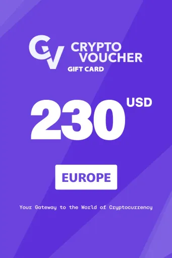 Crypto Voucher (BTC) 230 USD Gift Card (Europe) - Digital Key
