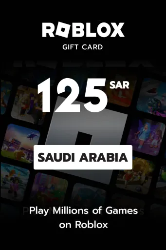 Roblox 125 SAR Gift Card (Saudi Arabia) - Digital Key