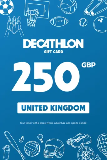 Decathlon 250 GBP Gift Card (United Kingdom) - Digital Key