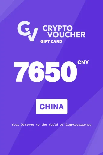 Crypto Voucher 7650 CNY Gift Card (China) - Digital Key