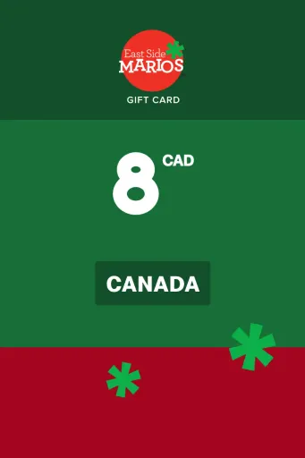 Product Image - East Side Mario's 8 CAD Gift Card (Canada) - Digital Key