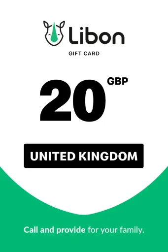 Libon 20 GBP Gift Card (United Kingdom) - Digital Key