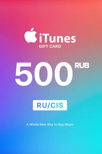 Apple iTunes 500 RUB Gift Card (RU/CIS) - Digital Key
