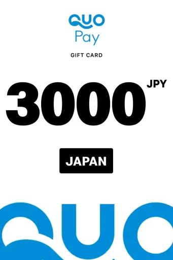 QUO Pay 3000 JPY Gift Card (Japan) - Digital Key