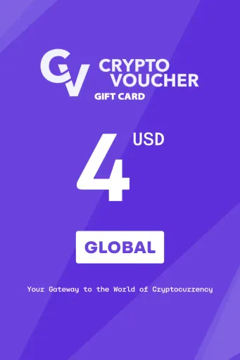 Crypto Voucher 4 USD Gift Card (Global) - Digital Key