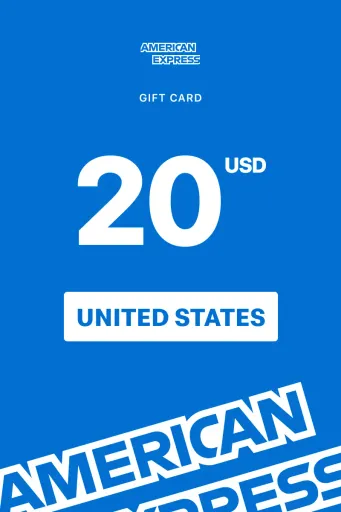 American Express 20 USD Gift Card (United States) - Digital Key