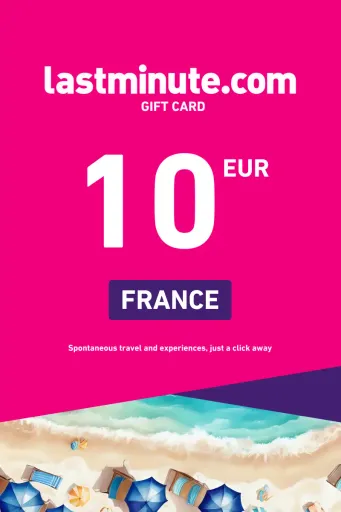 lastminute.com 10 EUR Gift Card (France) - Digital Key