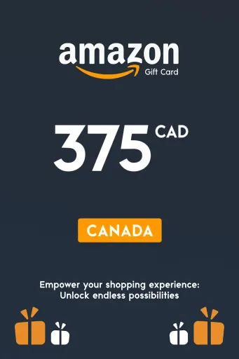 Amazon 375 CAD Gift Card (Canada) - Digital Key